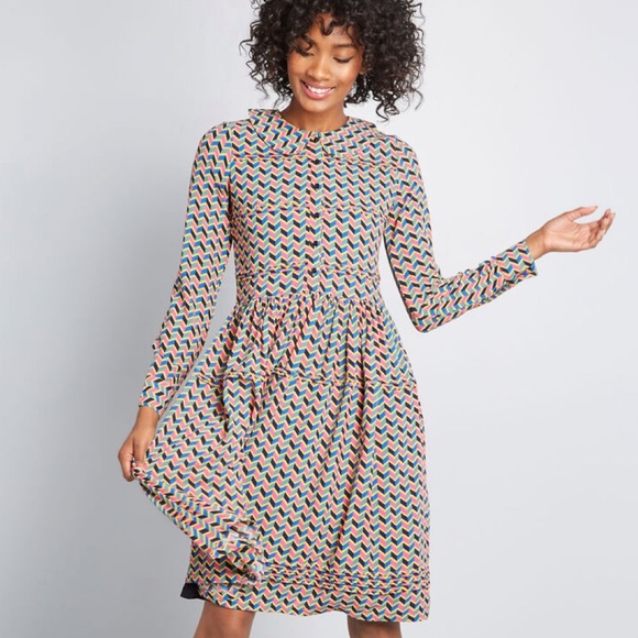 Fever London Dresses & Skirts - Modcloth Fever London Vintage Shirt Dress